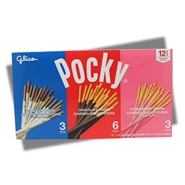 Chocolate Pocky trio de 3 diferentes sabores